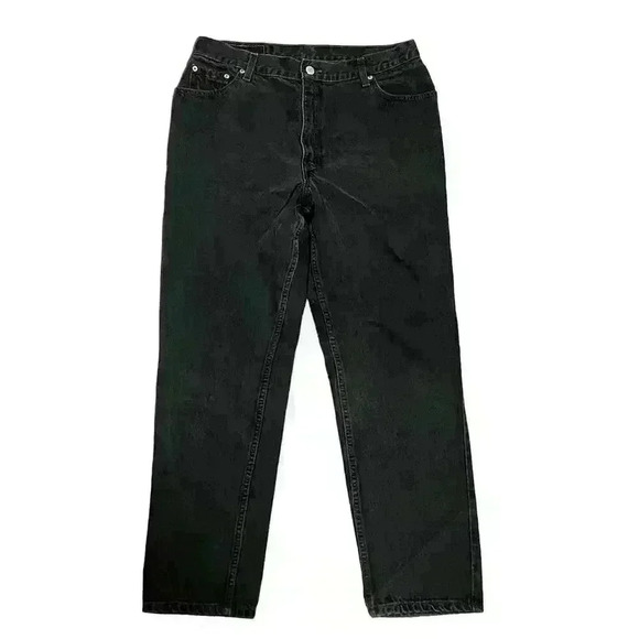 Levi's Denim - Levi's Vintage 550 Black Denim Jeans Size 16 Reg Short